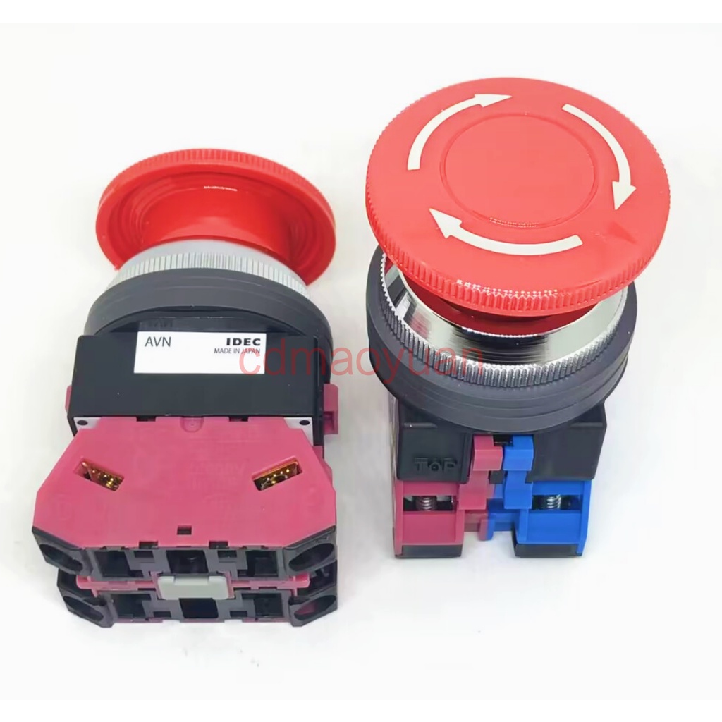 IDEC Izumi AVN301NR AVN311NR AVN302NR AVN310N AVN301NY AVN322NR สวิตช์ปุ่มกดหยุดฉุกเฉิน