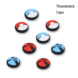Switch Rocker Caps 1 คู่ (2 ชิ้น) การออกแบบธีมเกมสําหรับ Nintendo Switch 1/ 2/ OLED/ Lite Analog Caps ทรงกลม
