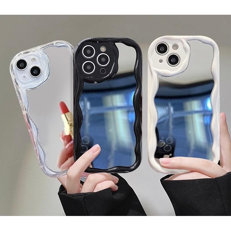 055 VV CASE WAVE MIRROR TPU cover INFINIX HOT 9PLAY 60i 10PLAY 11PLAY 30I 30 40 50i 40PRO 40i 50PROP
