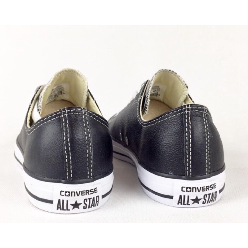 รองเท้าผ้าใบหนัง Converse All Star Leather ox ลิขสิทธิ์แท้ แฟชั่น