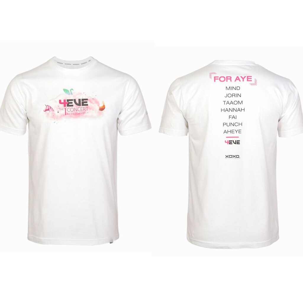 fashion 【ใหม่】4EVE The 1st Concert - เสื้อยืด LINE UP
