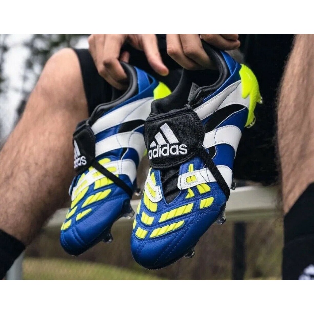 Adidas Kasut Bola Sepak Predator Accelerator FG Men Soccer Shoes Men's EU Sz39-45, Blue, New With B