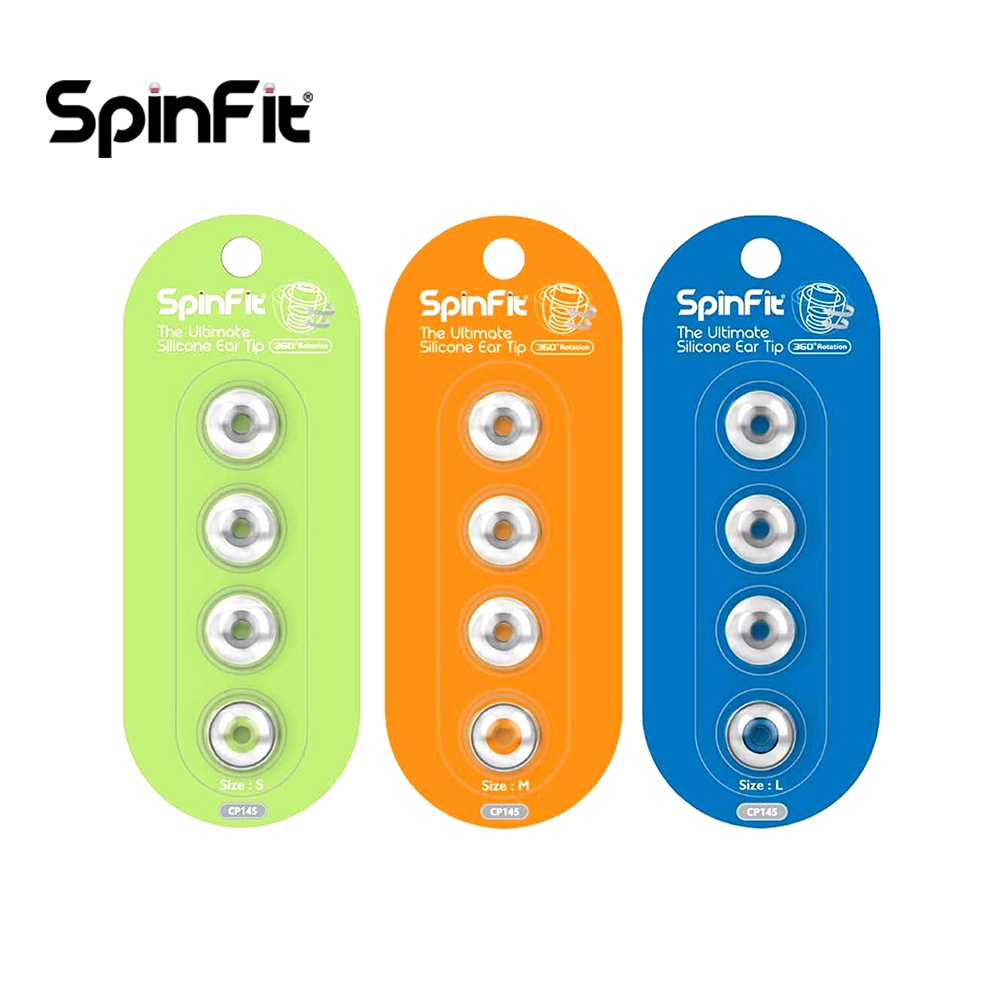 Spinfit CP145 CP-145 หัวฉีดซิลิโคน หมุนได้ 360 องศา เส้นผ่าศูนย์กลาง 4.5 มม. สําหรับหูฟัง DUNU JVC