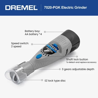 Dremel สัตว์เลี้ยง เครื่องเจียรเล็บไฟฟ้า 7020-Pgk สุนัข ตะไบเล็บ ตัดเล็บแมว