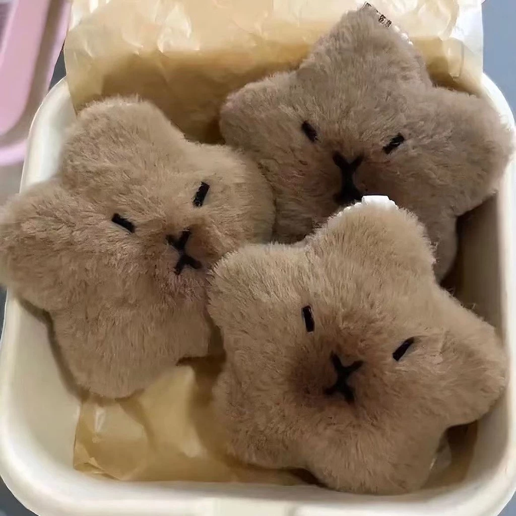 B03 พวงกุญแจคาปิบาร่า น่ารัก Capybara ตุ๊กตาจี้กระเป๋า บีบแล้วมีเสียงปิ้บๆ พร้อมส่ง