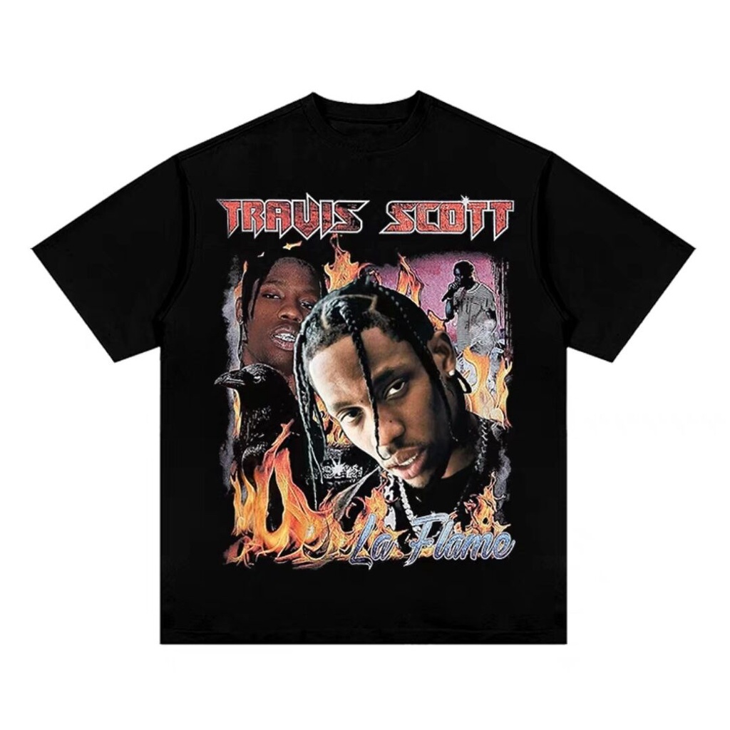 ดูดีนี่ [2022]ราคาต่ำสุด[Rocky] RAPPER Style เสื้อยืดพิมพ์ลาย RAPPER S-5XL