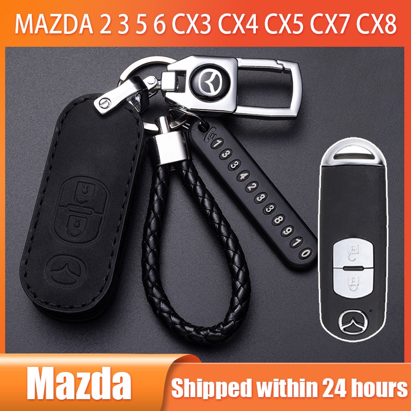 เคสกุญแจ For Mazda 2 / 3 / 6 CX4 CX5 CX8 เคสกุญแจรถยนต์