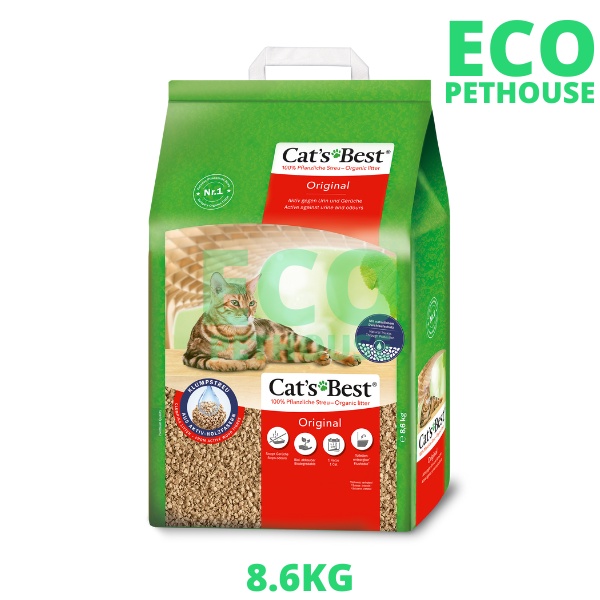 CATS BEST Oko Plus ทรายแมว ทรายแมวไม้สนออร์แกนิค - 8.6KG
