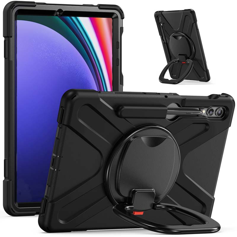 เคสมือถือ พร้อมช่องใส่ปากกา กันกระแทก สําหรับ Samsung Galaxy Tab S9 FE+ 5G SM-X616 X610 X810 X816 X818 S8+ S7+ T730 T733 T735 T736 S9 Plus case cover