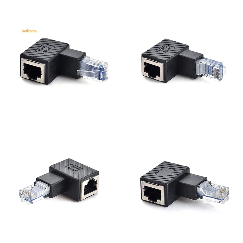 [Neflibata] สายแลนตัวผู้ เป็นตัวเมีย 90 องศา 270 องศา RJ45 หลายมุม ซ้าย ขวา [ใหม่]