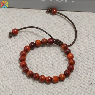 สร้อยข้อมือ ลูกปัดไม้ 8 มม. สไตล์วินเทจ รักษาสมดุล เครื่องประดับ สําหรับผู้ชาย ผู้หญิง ทําสมาธิ ทําสมาธิ