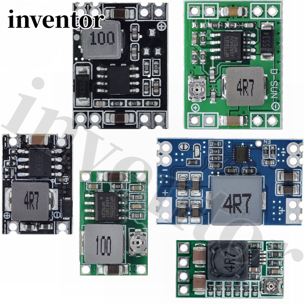 โมดูลพาวเวอร์ซัพพลาย 3A 5A DC-DC 5V-12V 24V เป็น 5V 3.3V 9V 12V กระแสไฟสูง MINI560 MINI360 MP1584E ราคา ถูกที่สุด ดีลบีเคเค รูปภาพหลัก