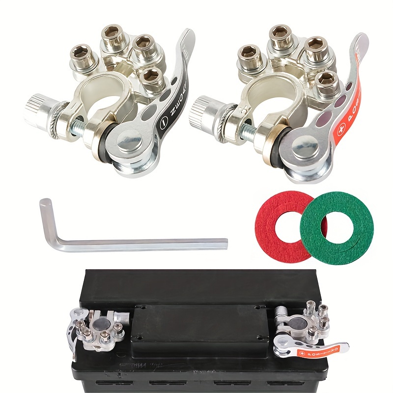 MOVATEK 1คู่ ขั้วแบตปลดไว ตัวหนา ทองเหลืองแท้ (ไม่ใช่งานชุป) ร้านคนไทย ส่งของทุกวัน