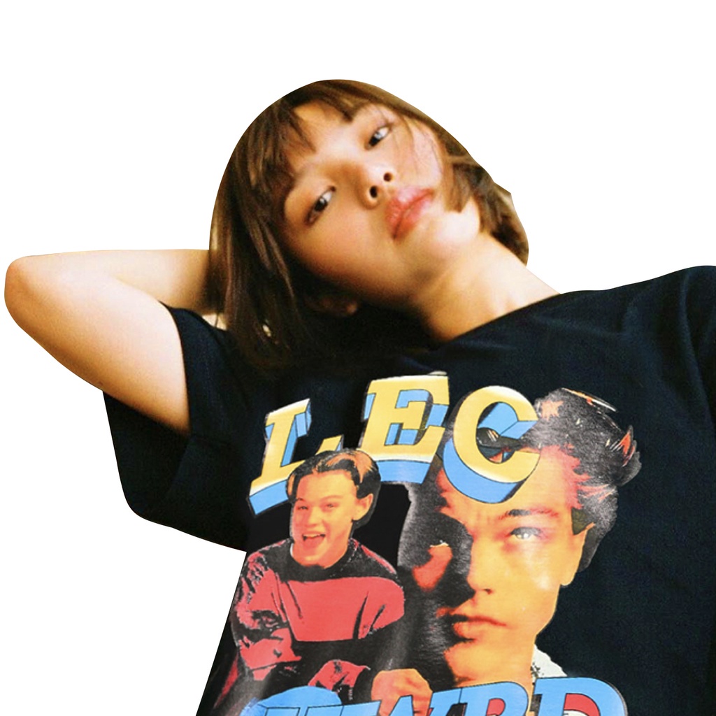 แฟชั่น เสื้อยืดผ้าฝ้ายพิมพ์ลายแฟชั่น ‘’LEC” เสื้อยืด สตรีทโอเวอร์ไซส์ LEC Oversized T-Shirt