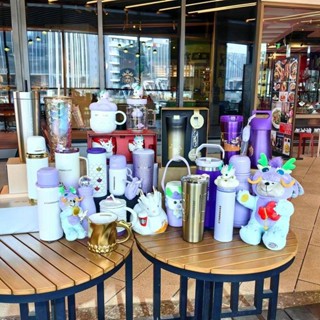 Starbucks แก้วกาแฟ ลายราศีมังกรปีใหม่ น่ารัก สีม่วง เรียบง่า…