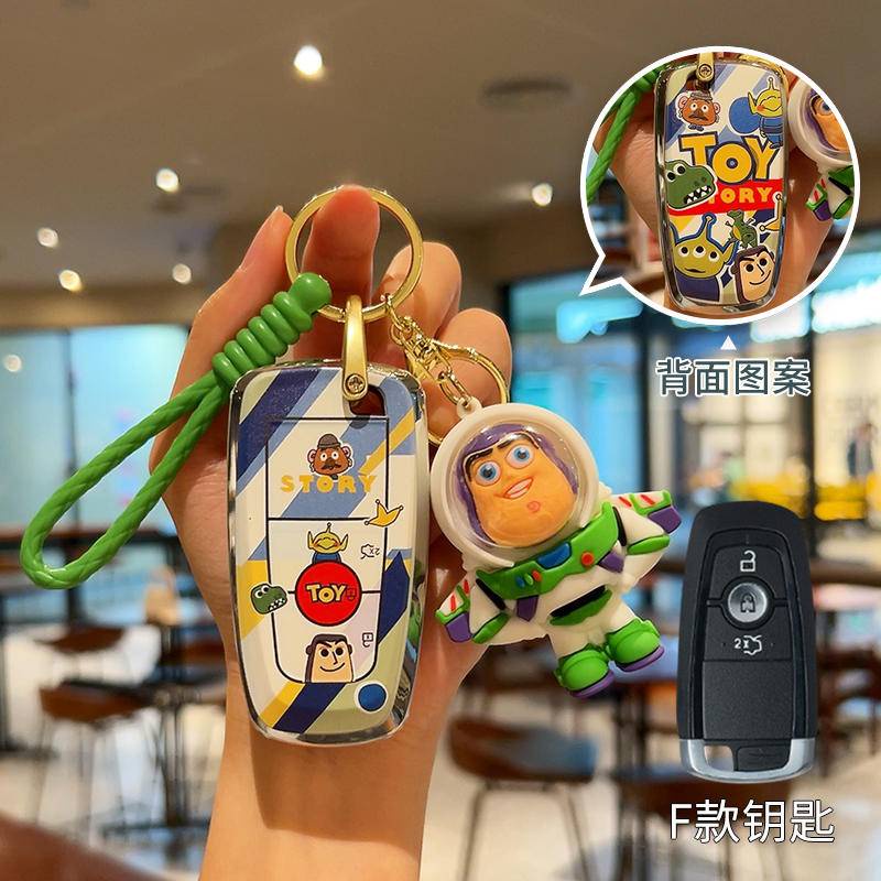 ที่ใส่กุญแจรีโมทรถยนต์ Ford Ranger Everest พวงกุญแจรถ. กระเป๋าใส่กุญแจรถ - รูปที่ 5