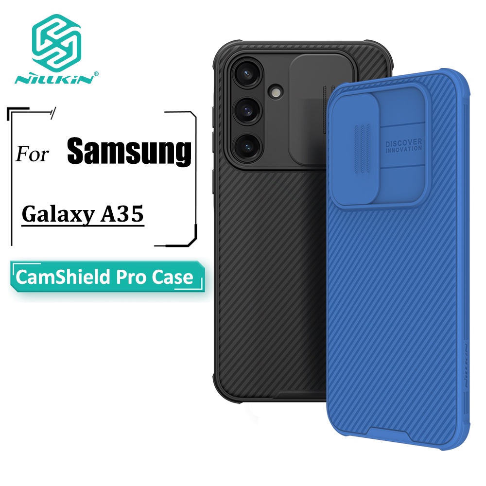 Nillkin CamShield Pro เคสโทรศัพท์ สําหรับ Samsung Galaxy A35 เคสกล้อง เลื่อน ป้องกัน ฮาร์ดพีซี กันกระแทก ฝาหลัง