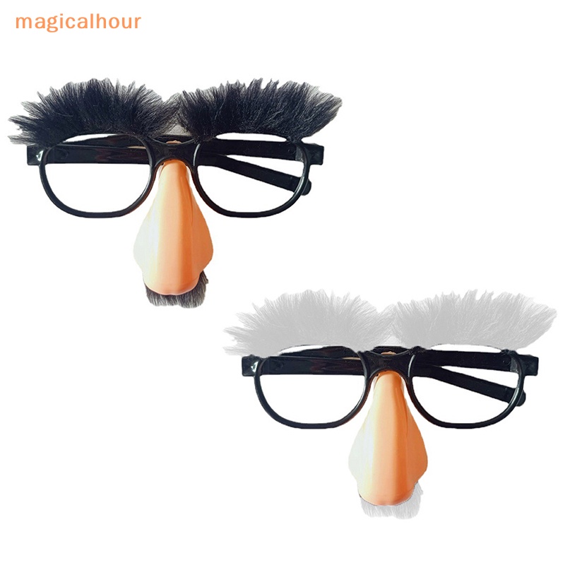 Magicalhour^^ แว่นตาปลอม และหนวด จมูกใหญ่ สําหรับผู้ใหญ่