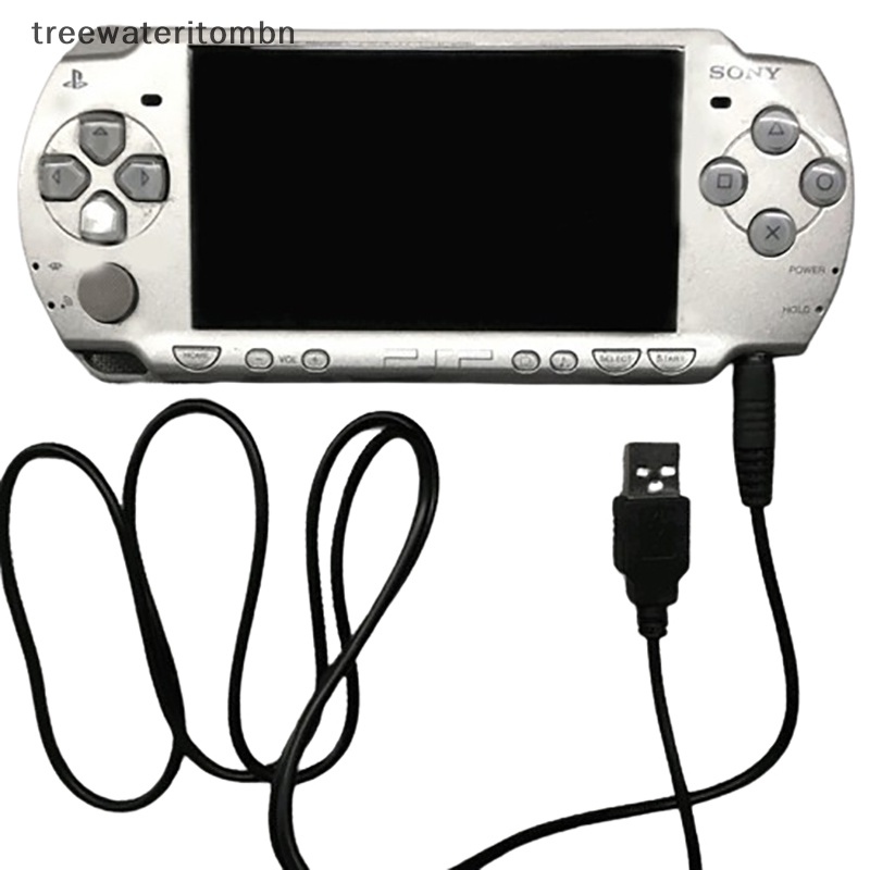 Tt สายชาร์จ USB 5V สีดํา สําหรับ PSP 1000 2000 3000 DC4.0