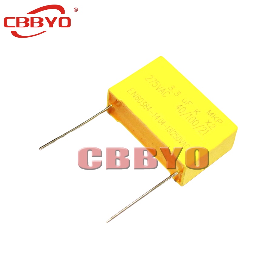 5 ชิ้นตัวเก็บประจุความปลอดภัย X2 275VAC335K 275V335K MKP 3.3 UF P27.5