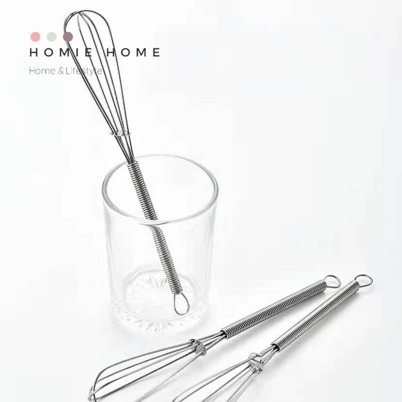 HH-1058 ที่ตีไข่ ตะกร้อตีไข่ ด้ามลวด สองไซส์ จับถนัดมือ พร้อมส่ง