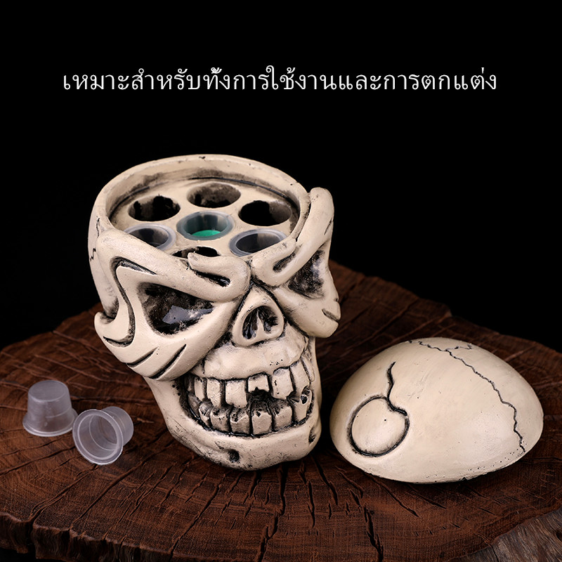 ตลับหมึกแต่งหน้าถาวร, รอยสักแว่นกันแดด, กะโหลกศีรษะ
