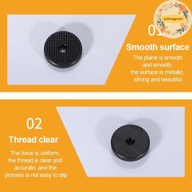 Pufanggreat สกรูกล้อง 1/4 3/8 5/8 นิ้ว Nut อุปกรณ์เสริมการถ่ายภาพ Hot Shoe Seat Lock Knob Flash Stand Mount Adapter สําหรับ Dslr ขาตั้งกล้อง Selfie Stick TH - รูปที่ 4