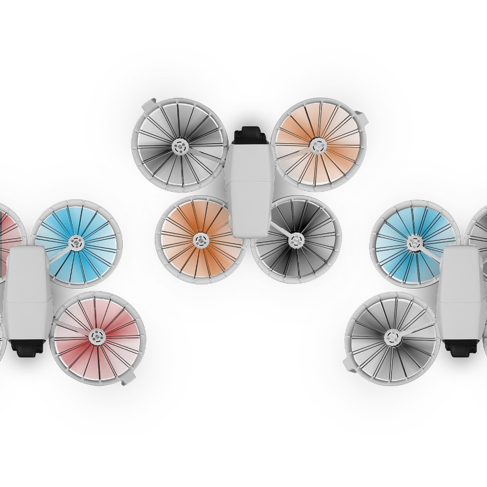 Drone ใบมีดสีสําหรับ DJI FLIP ใบพัด Vlog กล้องถ่ายภาพทางอากาศใบมีดที่มีสีสันน้ําหนักเบา Drone Wing FLIP อุปกรณ์เสริม