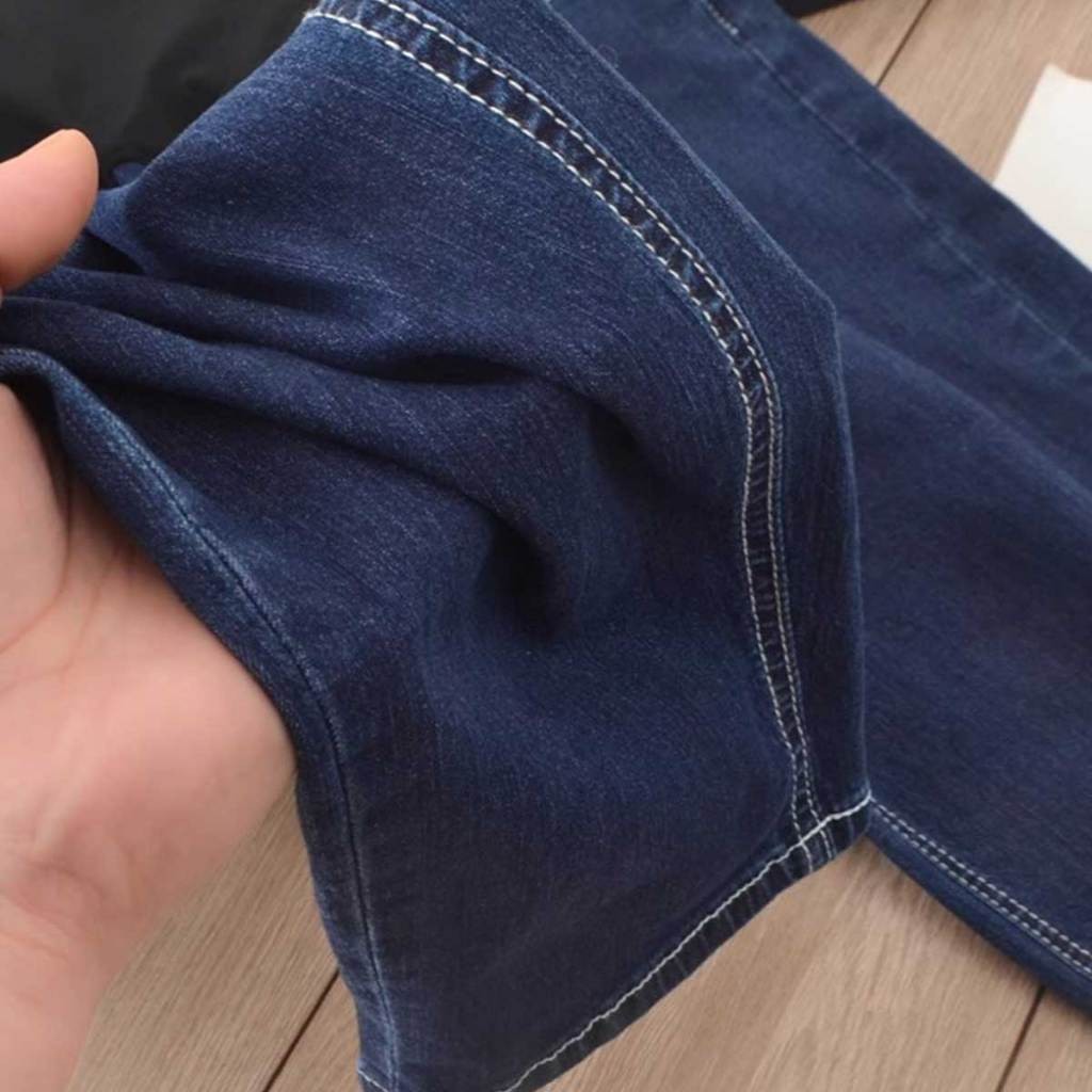 กางเกงยีนส์คนท้องขากระบอก สำหรับหน้าร้อนและฤดูใบไม้ร่วง - รูปที่ 3