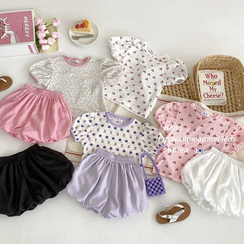 PLOY KIDS ชุดเซต ลูกสาวกางเกงบอลลูน น่ารักกก No.322