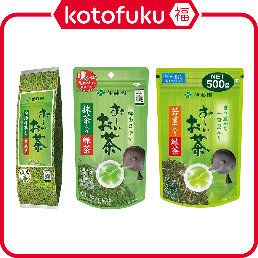 Itoen Oi-Ocha Loose leaf - Genmaicha / ชาเขียว / ชาเขียวพร้อมมัทฉะ