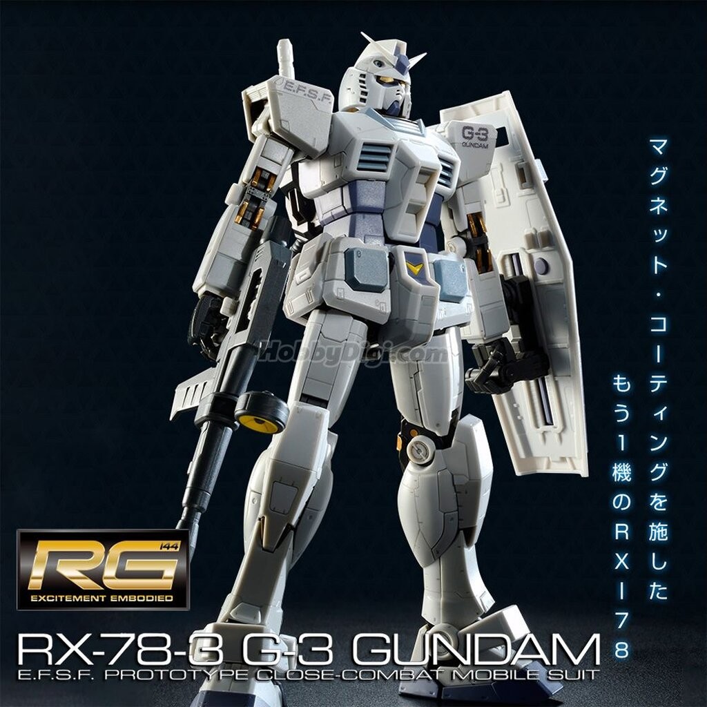 Bandai 4573102635020 p-bandai rg rx-78-3 G-3