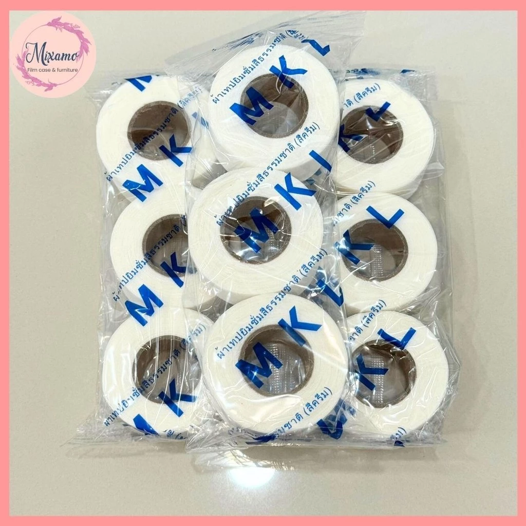 --MXM--ผ้าเทปฉาบฝ้า ยิปซั่ม สีธรรมชาติ สีครีม (3ม้วน/แพค) พร้อมส่ง
