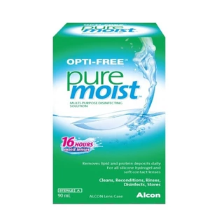Opti-Free น้ำยาล้างคอนแทคเลนส์ ออพติ-ฟรี เพียวมอยซ์ 90 มล.