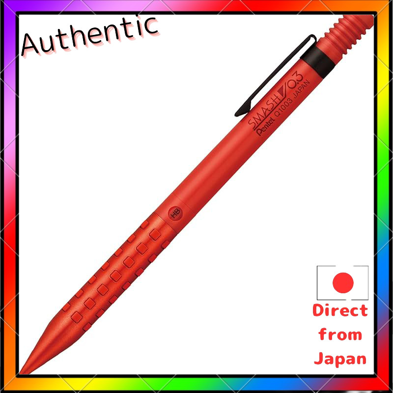Pentel Sharp Pencil Smash Works Limited 0.3Mm Custom สีแดง Q1003-Pl6