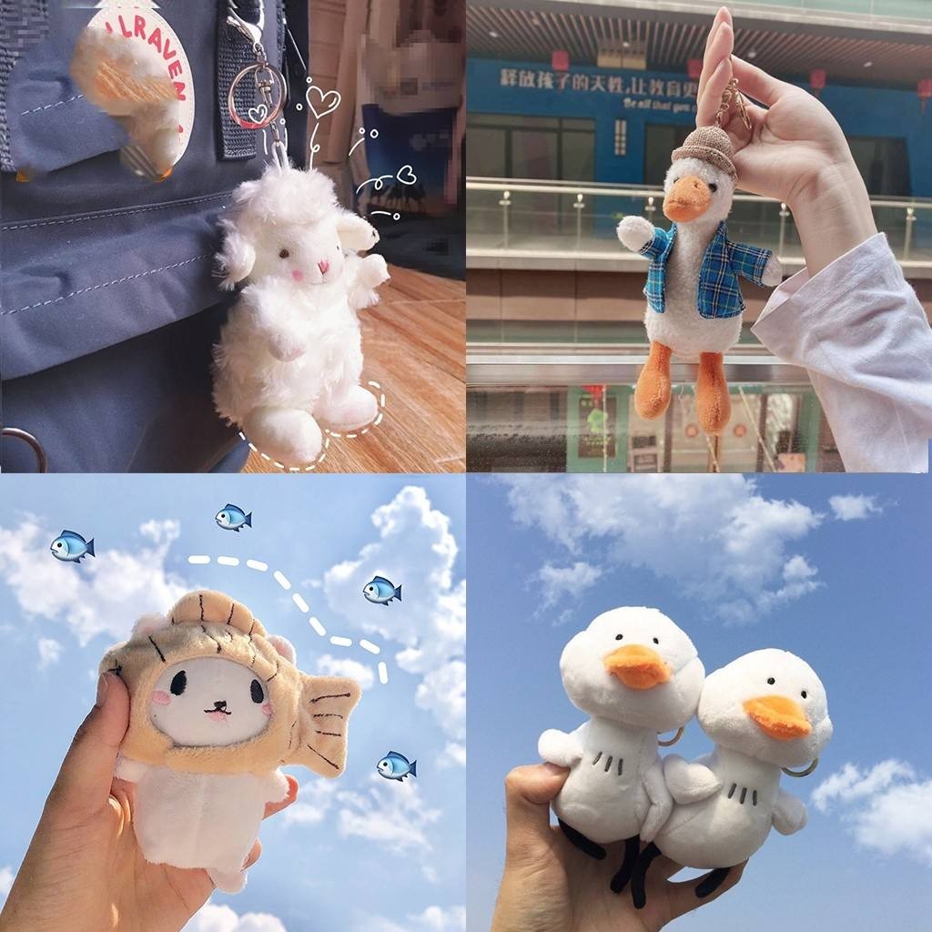 🔥 Ready to ship 🔥 Cute Doll Keychain Japanese Doll Bag Keychain Cartoon Pattern