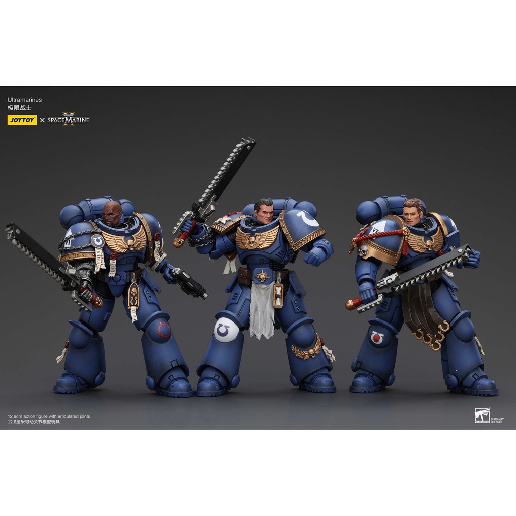 ฟิกเกอร์ JOYTOY Dark Source Warhammer 40K Space Marine 2 Collaboration Extreme Warrior Titus Squad L