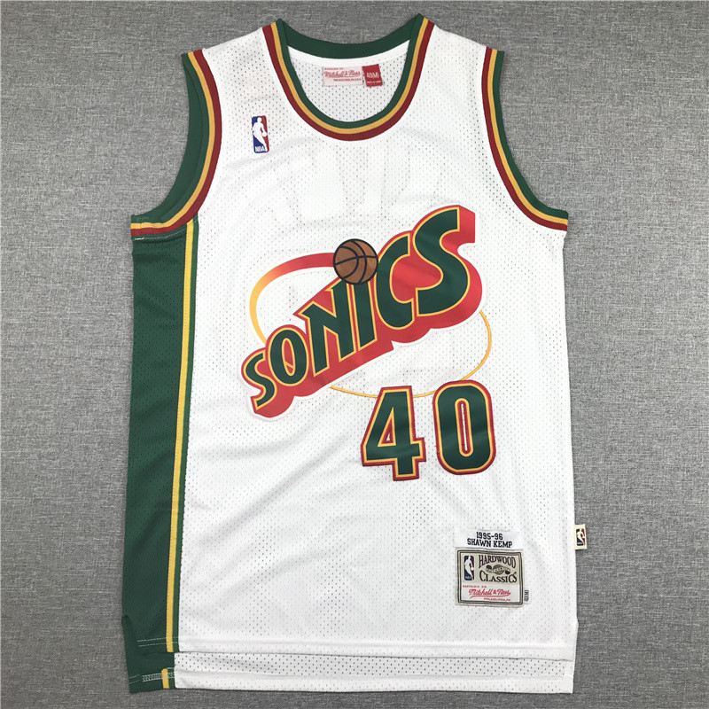 ชุดบาสเกตบอล Paton Jersey สไตล์ Retro SW ขนาด 40 ปักลาย Durant