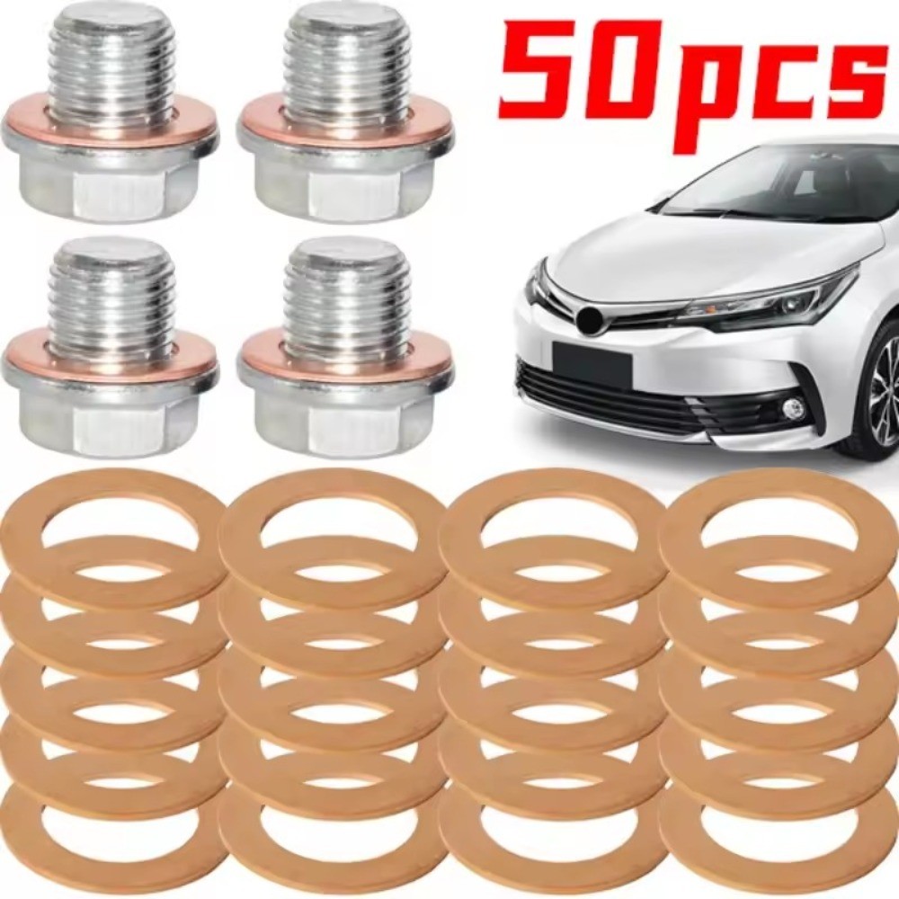 รถเครื่องยนต์น้ํามันท่อระบายน้ําปลั๊กปิดผนึกปะเก็นรถน้ํามันกระทะสกรูทองแดงเครื่องซักผ้าเปลี่ยนอุปกรณ์เสริมสําหรับฮอนด้า