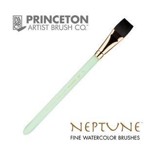 Princeton 4750 Neptune แปรงสังเคราะห์ รูปกระรอก ทรงสี่เหลี่ยม