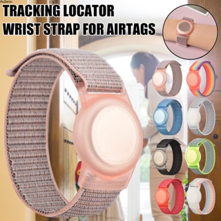 Apple Airtags สายรัดข้อมือเด็กซิลิโคนอ่อนนุ่มติดตาม Locator สายคล้อง Anti-Scratch อุปกรณ์เสริมสำหรับ Air หมวดหมู่ Airtag สายนาฬิกาสร้อยข้อมือ Aube