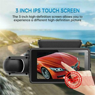 กล้องบันทึกวิดีโอ Dvr IPS Night HD G-sensor Dash L4U6 3.0 นิ้ว สําหรับติดรถยนต์ 1 ชิ้น