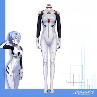 Evangelion/eva ชุดจั๊มสูทคอสเพลย์อนิเมะ AYANAMI