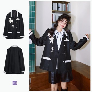 [สินค้าลิขสิทธิ์แท้] IRIS BOUTIQUE IJ2381581 Dark mood jacket เสื้อผ้าผู้หญิง เสื้อแจ้คเก็ตแขนยาว