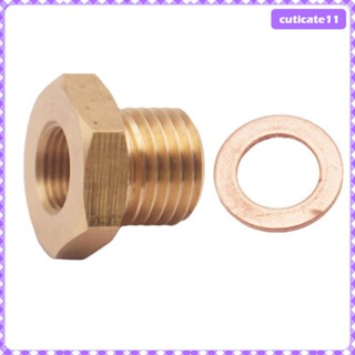 [Cuticate1] อะแดปเตอร์เซนเซอร์วัดอุณหภูมิความดัน 1/8-27 NPT เป็น M14 x1.5