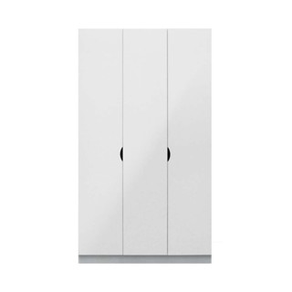 Koncept furniture ตู้เสื้อผ้าบานเปิด รุ่น Preem สีขาว (120x60x200 ซม.)