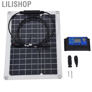 Lilishop Kit 15W Solar Panel Good Durability Lightweight Portable Semi