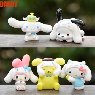 Darby Kuromi ตุ๊กตา PVC รูปแมว Melody ขนาดเล็ก สําหรับตกแต่งบ้าน