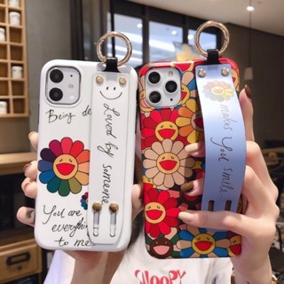 เคสโทรศัพท์มือถือ กันกระแทก ลายหน้ายิ้ม พร้อมสายคล้องมือ สําหรับ 7 8p X Xs Xr Xs xsmax 11 11promax 12 12pro 12promax 13 13pro 13promax 14 14pro 14promax