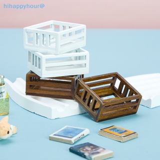 Hihappyhour ตะกร้าผลไม้จิ๋ว อุปกรณ์เสริม สําหรับตกแต่งบ้านตุ๊กตา